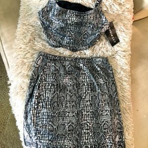 2pc mini dress (bodycon style) size XS